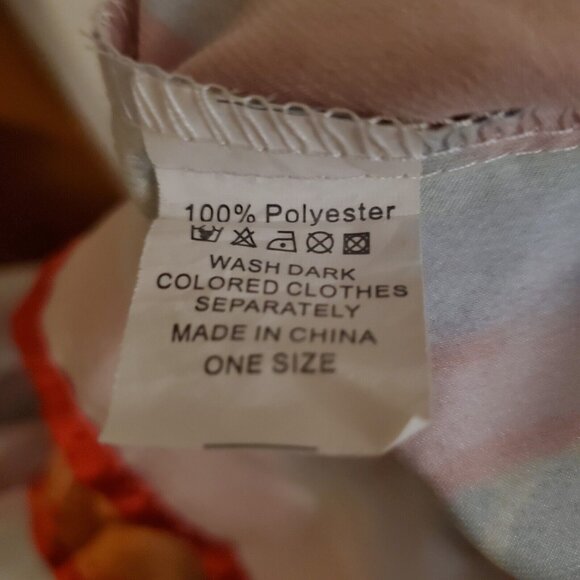 Vibrant Print Robe Coverup Kimono One Size Multicolor EUC - Picture 6 of 6